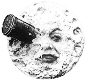 meliès viaggio sulla luna logo cinema semplice