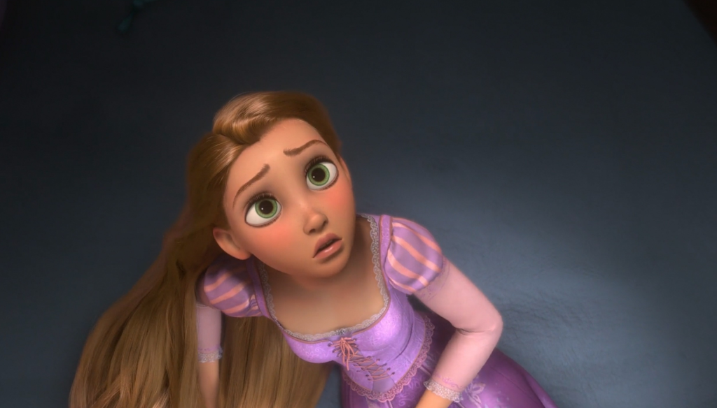 Rapunzel in una scena del film Rapunzel (2010) L'intreccio della torre, il 50esimo classico disney