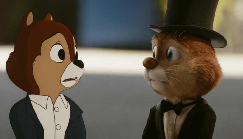 Cip e Ciop nel film per Disney+ Cip & Ciop agenti speciali (2022) 