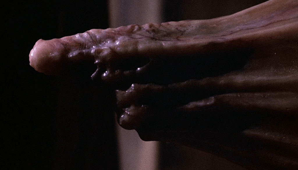 Una scena da Videodrome (1983) di David Cronenberg