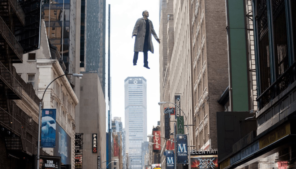 Michael Keaton in una scena di Birdman (2014) di Alejandro González Iñárritu 
