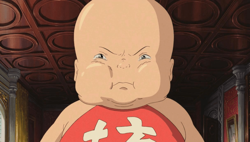 Bambino in una scena di La città incantata (2001) di Hayao Miyazaki