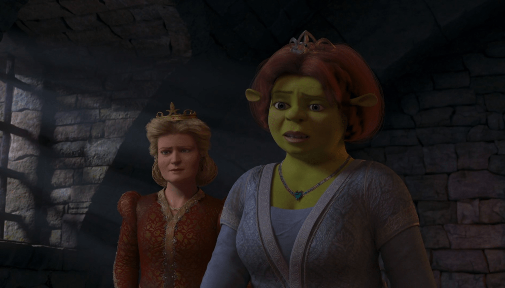 Fiona e Mildred in una scena di Shrek Terzo (2007) di Raman Hui e Chris Miller 