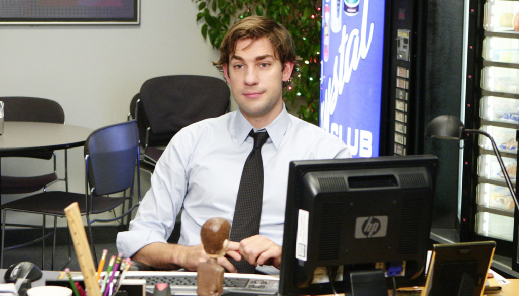 John Kransiski in una scena di The Office (2005 - 2013)