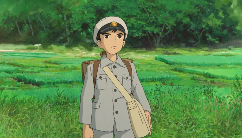 Mahito in una scena de Il ragazzo e l'airone (2023) di Hayao Miyazaki