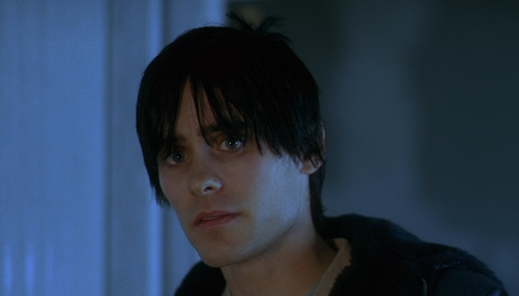 Jared Leto in una scena di Requiem for a dream (2000) di  Darren Aronofsky