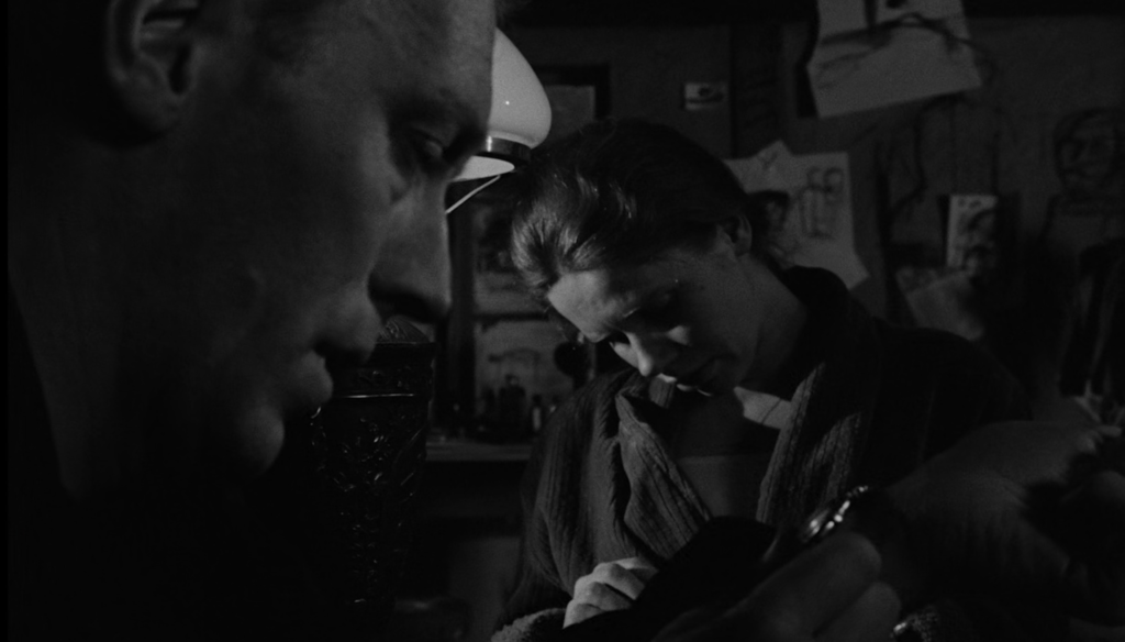 Liv Ullmann e Max von Sydow in una scena di L'ora del lupo (1968) è di Ingmar Bergman