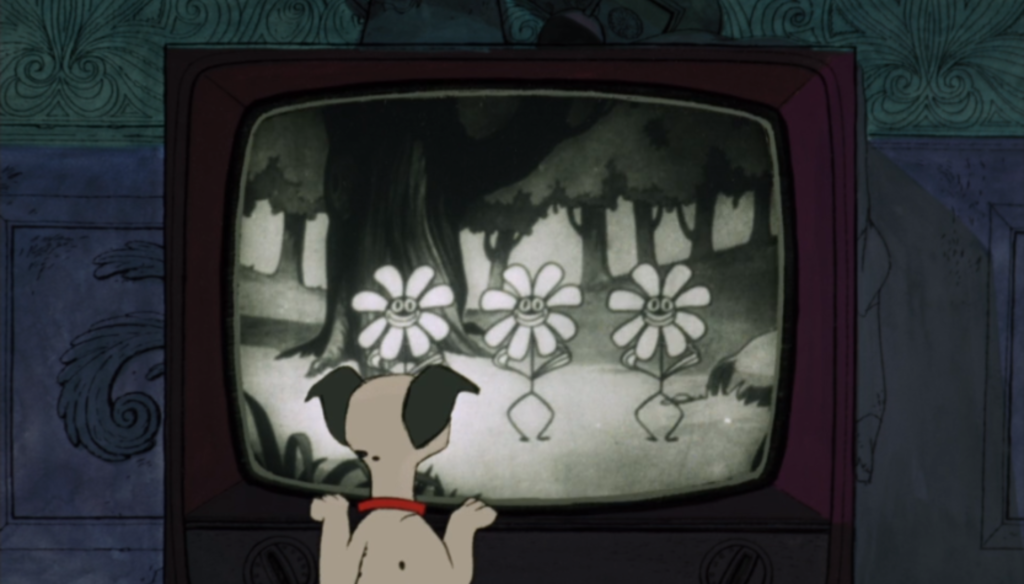 La tv in una scena di La carica dei 101 (1961), diciassettesimo Classico Disney