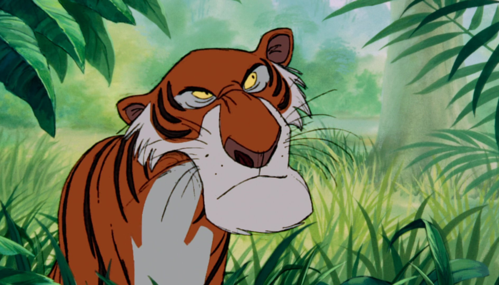 Shere Khan in una scena de Il libro della giungla (1967) di Wolfgang Reitherman, il diciannovesimo Classico Disney