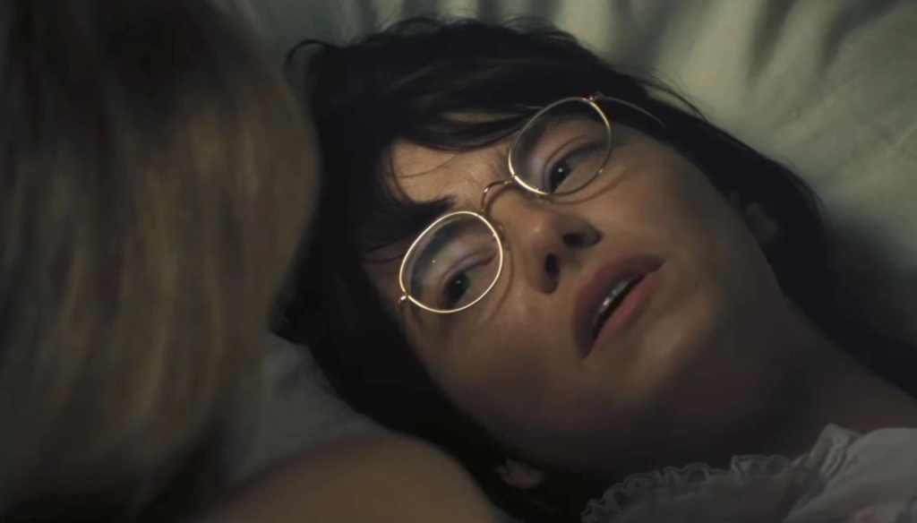 Emma Stone in una scena di La battaglia dei sessi (2017) di Jonathan Dayton e Valerie Faris