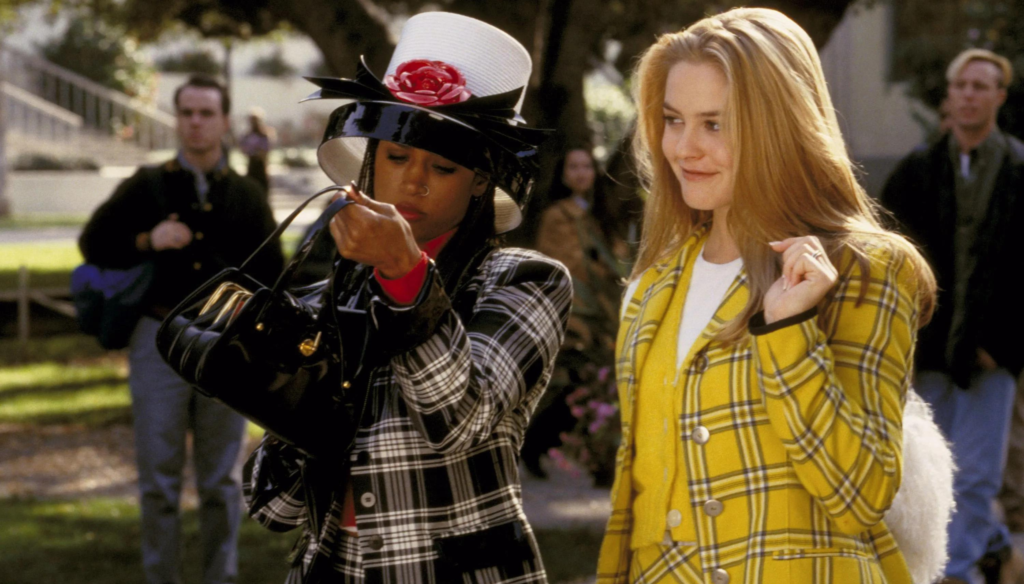 Alicia Silverstone e Stacey Dash in una scena di Cluless (1995) anche noto come Ragazze di Beverly Hills