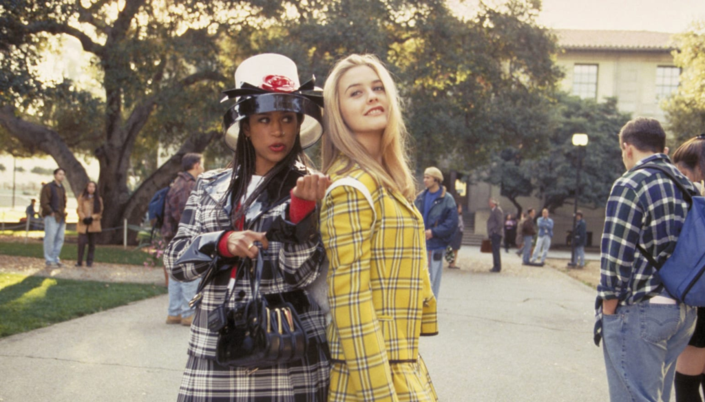 Alicia Silverstone e Stacey Dash in una scena di Cluless (1995) anche noto come Ragazze di Beverly Hills