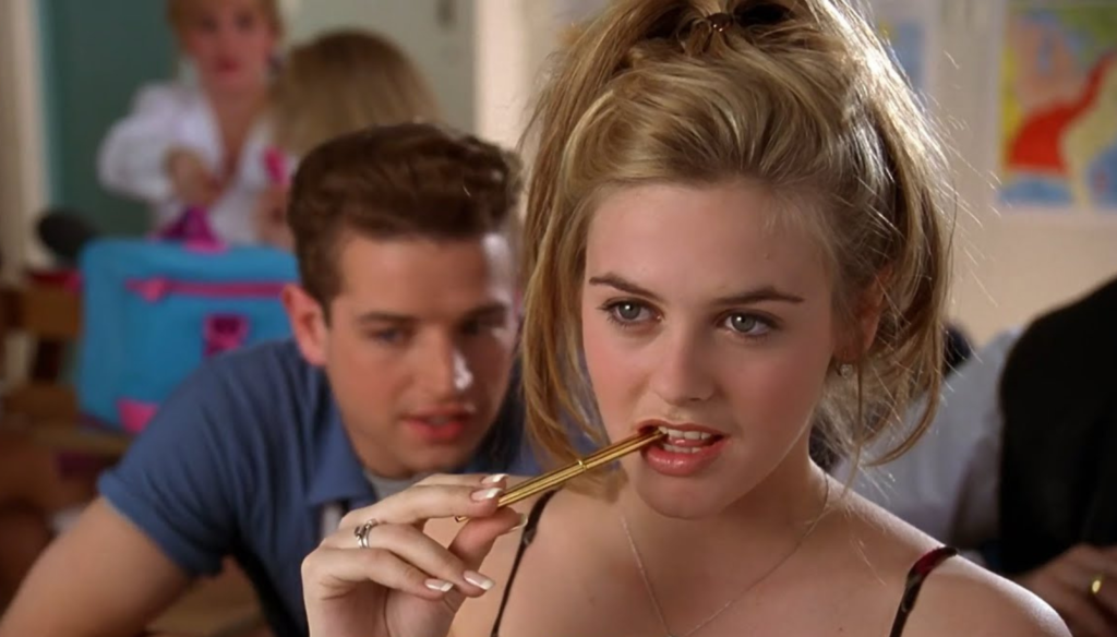 Alicia Silverstone in una scena di Clueless (1995) anche noto come Ragazze di Beverly Hills