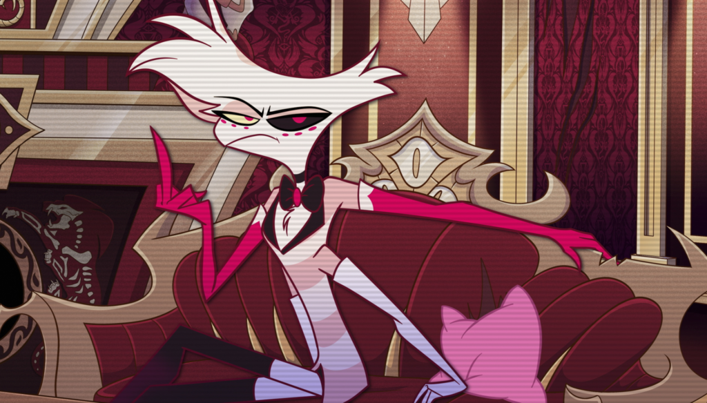 Angel Dust in una scena di Hazbin Hotel (2023 - ...)