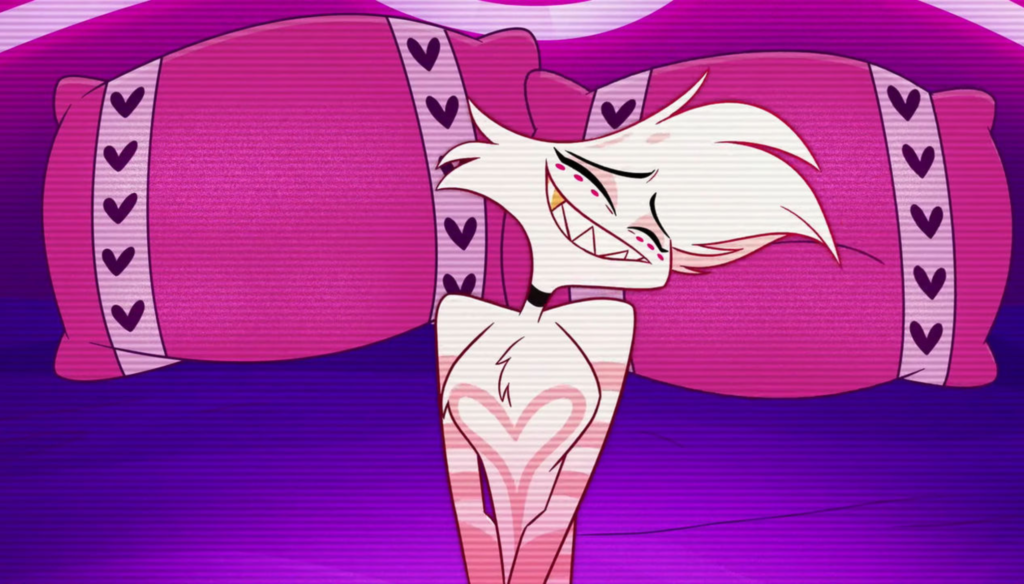 Angel Dust in una scena di Hazbin Hotel (2023 - ...)