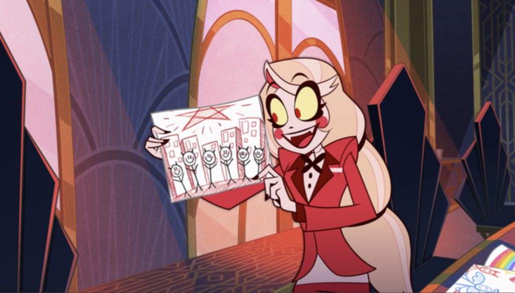 Charlie in una scena di Hell is forever Hazbin Hotel (2023 - ...)