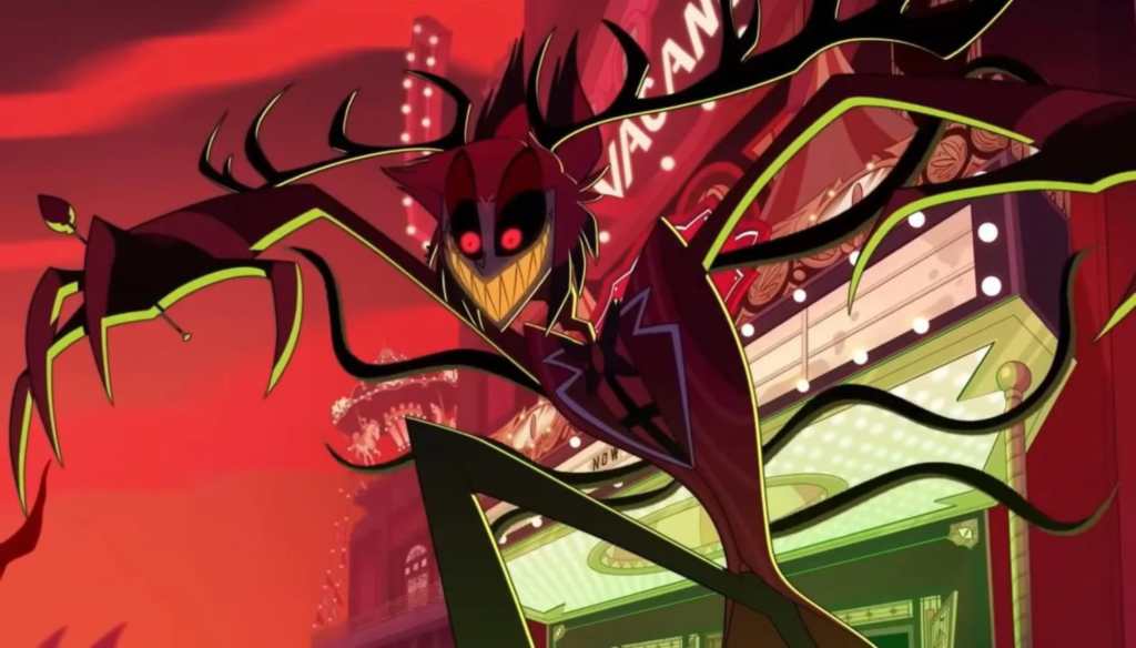 Alastor in una scena di Hazbin Hotel (2023 - ...)