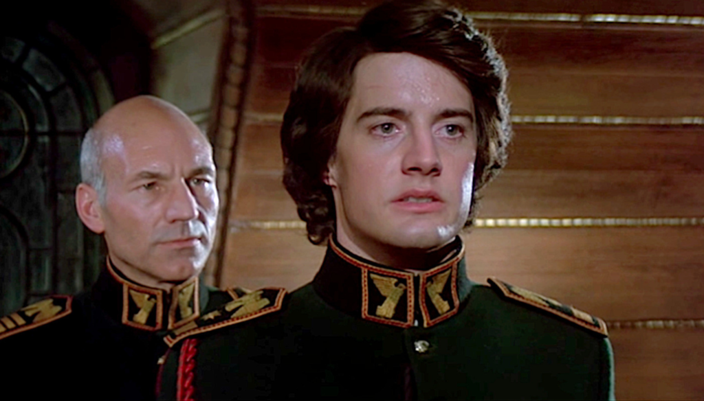 Kyle MacLachlan in una scena di Dune (1984) di David Lynch