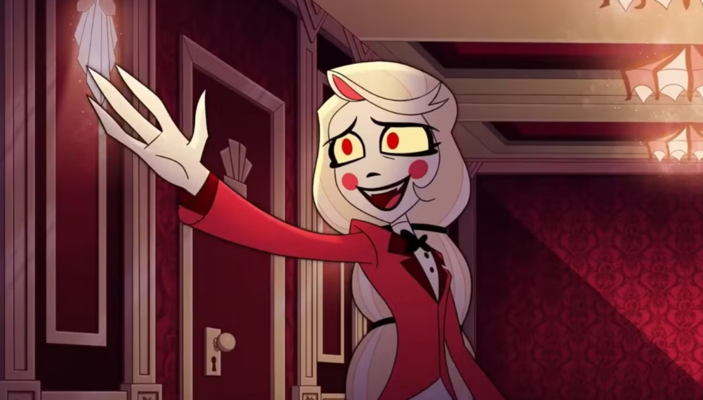 Charlie in una scena di Hazbin Hotel (2023 - ...)