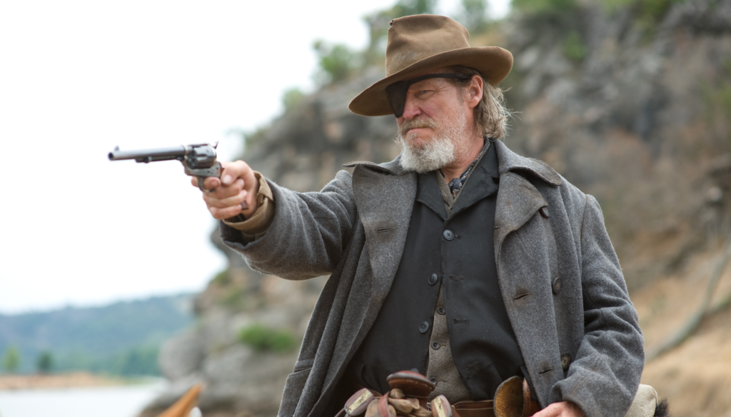 Jeff Bridges in una scena di Il Grinta (2010) dei Fratelli Coen