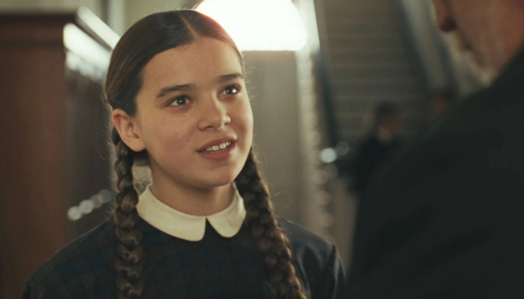 Hailee Steinfeld in una scena di Il Grinta (2010) dei Fratelli Coen