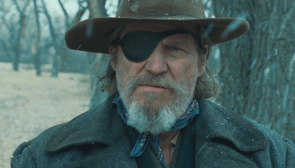 Jeff Bridges in una scena di Il Grinta (2010) dei Fratelli Coen