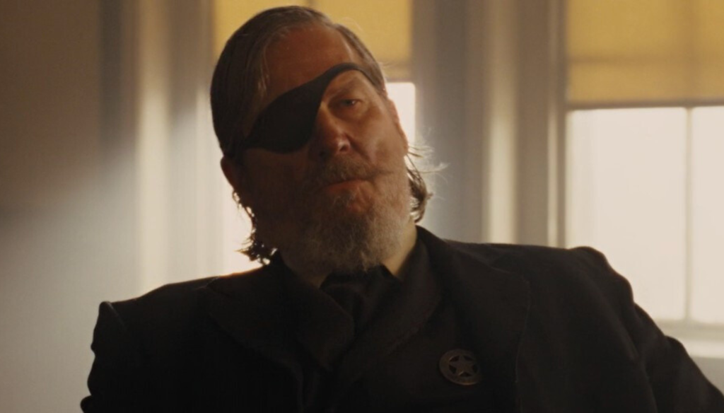 Jeff Bridges in una scena di Il Grinta (2010) dei Fratelli Coen