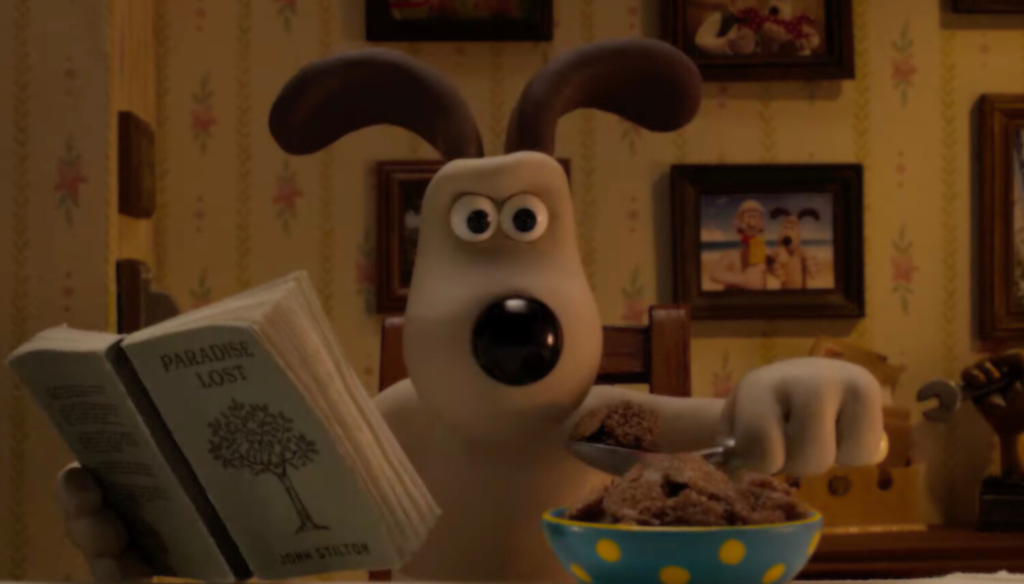 Gromit in una scena di Wallace & Gromit: Vengeance Most Fowl (2024) di Nick Park e Merlin Crossingham